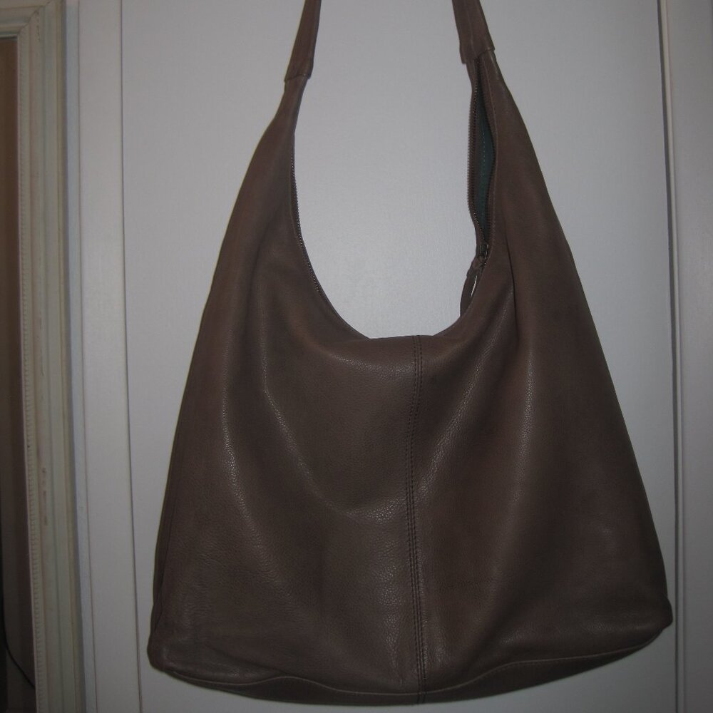 Leather Hobo bag R.P.S. rock paper scissors